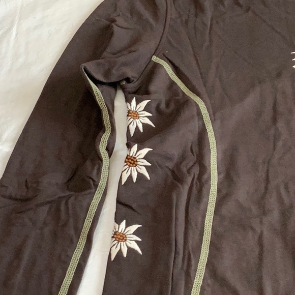 Alp-n-Rock EDELWEISS Turtleneck Top -Chocolate - Picture 9 of 16